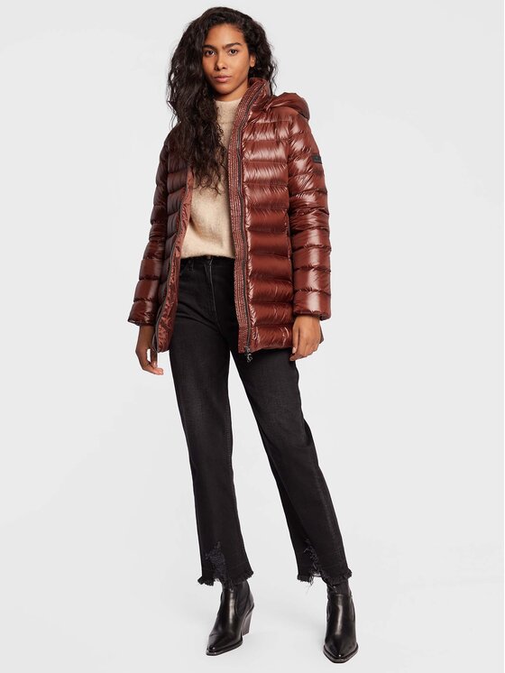 Hetregó Hetregó Vatovaná bunda Gladys 8M701 22WD04 Hnedá Regular Fit