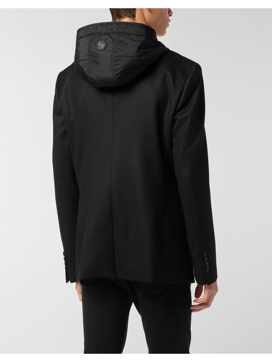 PHILIPP PLEIN PHILIPP PLEIN Marynarka 25525 Czarny Regular Fit