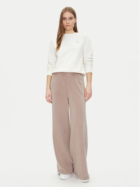 Gap Gap Donji dio trenerke 732776-10 Bež Wide Leg