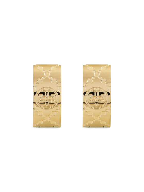 Tory Burch Tory Burch Uhani T Monogram Small Hoop Earring 159310 Zlata