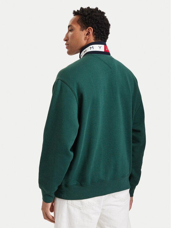 Tommy Jeans Tommy Jeans Felpa DM0DM23605 Verde scuro Relaxed Fit