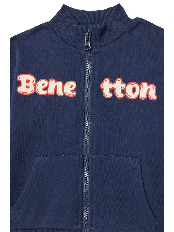 United Colors Of Benetton United Colors Of Benetton Bluza 3J70G503M Granatowy Regular Fit