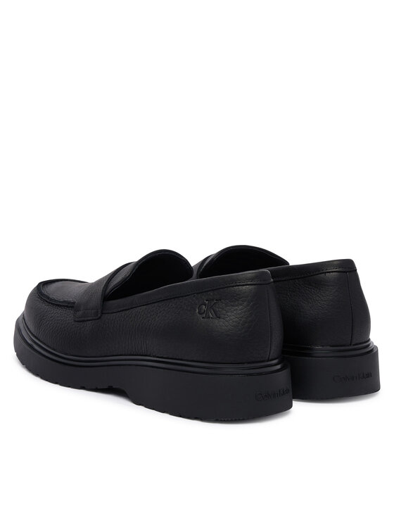 Calvin Klein Calvin Klein Čevlji brez vezalk Combat Ess Loafer Tu Lth HM0HM02347 Črna