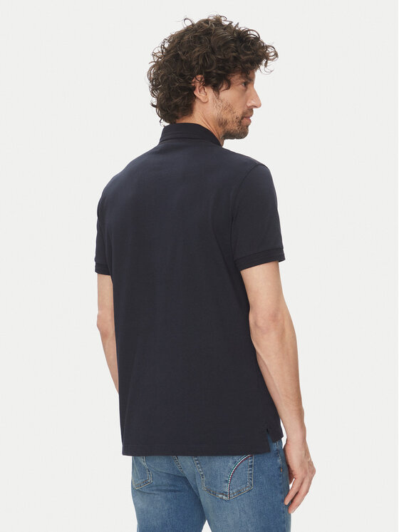 Aeronautica Militare Aeronautica Militare Тениска с яка и копчета 251PO1854J593 Тъмносин Regular Fit