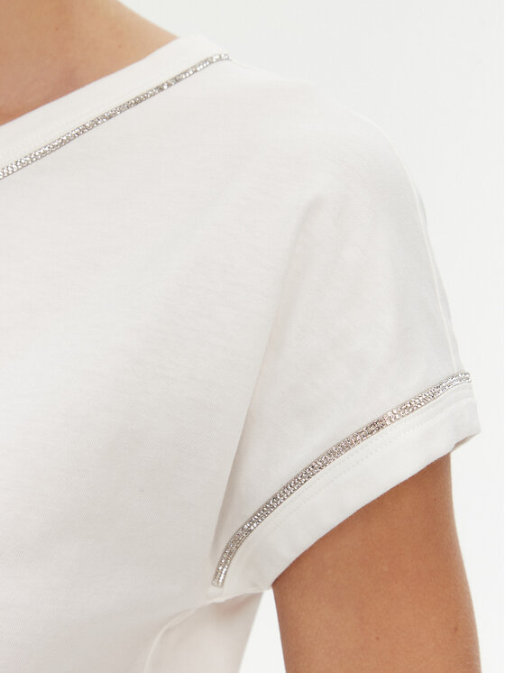 Luisa Spagnoli Luisa Spagnoli T-shirt Brescello 542123 Bijela Regular Fit