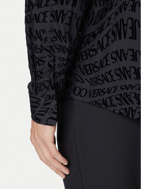 Versace Jeans Couture Versace Jeans Couture Košeľa 79GAL2R0 NS703 Čierna Slim Fit