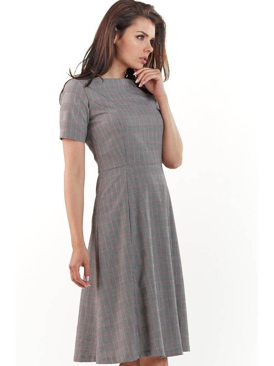 Infinite You Infinite You Sukienka letnia M166 Kolorowy Basic Fit