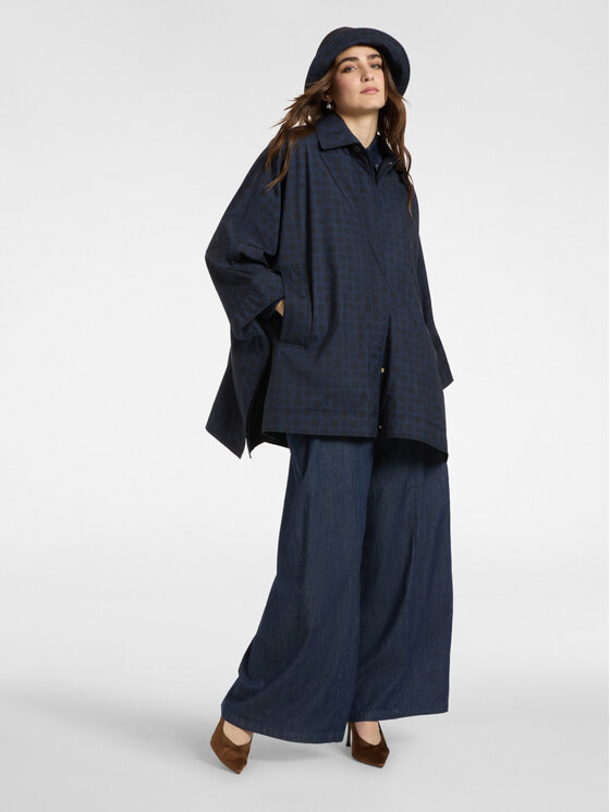 Elena Mirò Elena Mirò Cappotto invernale F004E000071N001 Blu Regular Fit