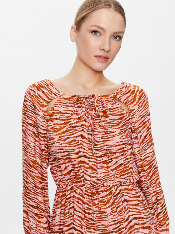 Sisley Sisley Vsakodnevna obleka 4KINLV034 Pisana Regular Fit