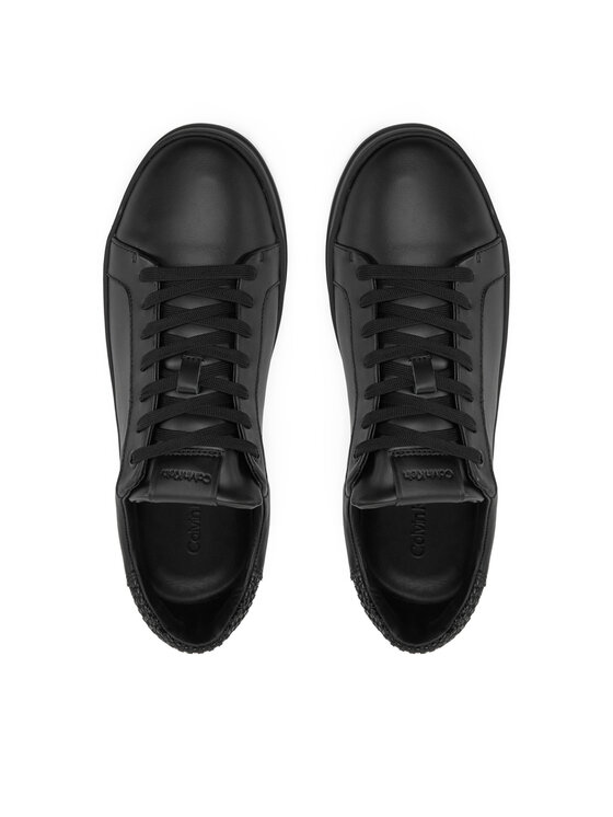 Calvin Klein Calvin Klein Sneakers Low Top Lace Up Woven HM0HM01767 Negru