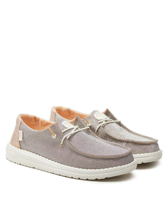Hey Dude Hey Dude Κλειστά παπούτσια WENDY METALLIC SPARKLE Ροζ χρυσό