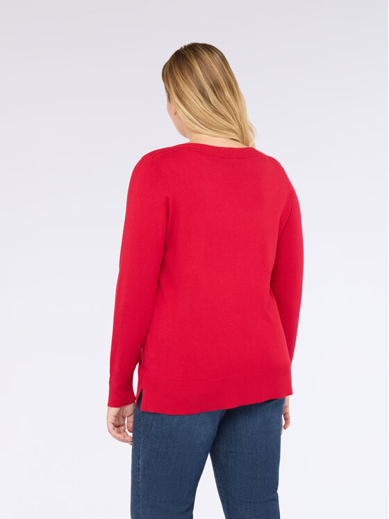 Fiorella Rubino Fiorella Rubino Maglione M631L008005N016 Rosso A-Line Fit