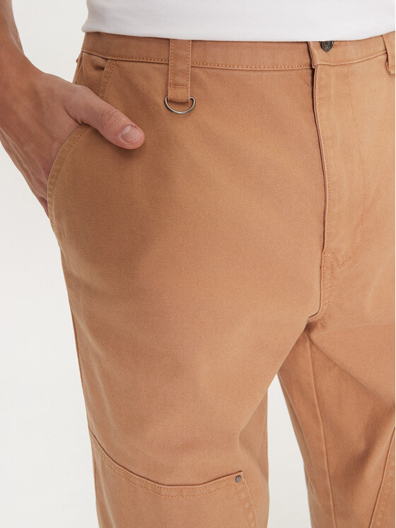 Champion Champion Pantaloni di tessuto 220506 Beige Straight Leg