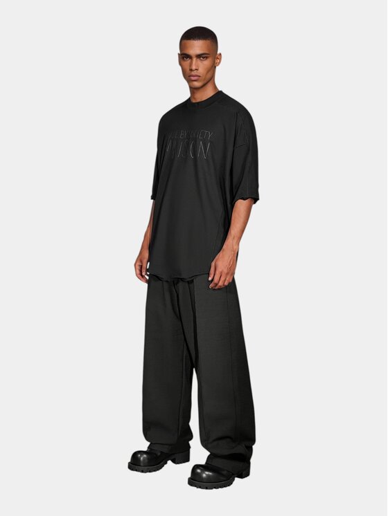 MADE BY SOCIETY MADE BY SOCIETY T-Shirt Null - T17707 Czarny Basic Fit