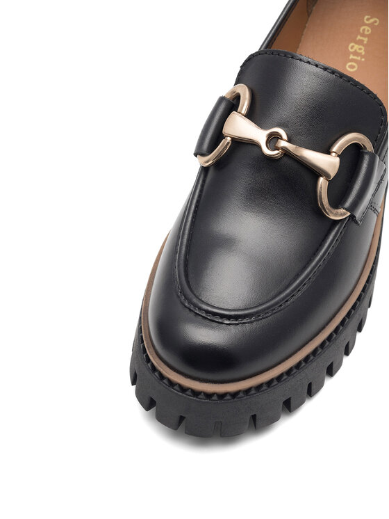 Sergio Bardi Sergio Bardi Loafersy WI23-C1038-03SB Czarny