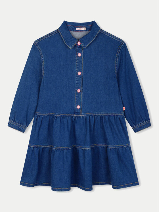 Billieblush Billieblush Джинсова сукня U20496 Cиній Regular Fit