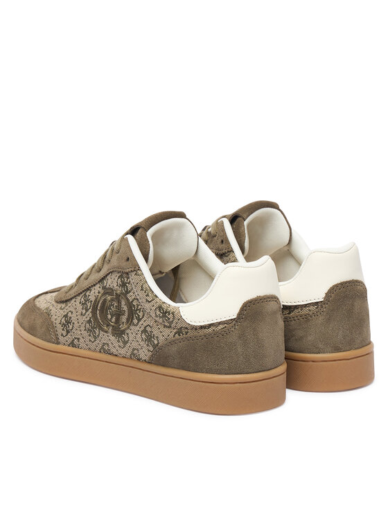 Guess Guess Sneakersy FLTJAC LEA12 Khaki