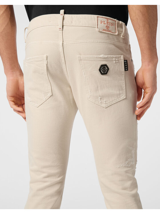 PHILIPP PLEIN PHILIPP PLEIN Jeans 24581 Beige Skinny Fit