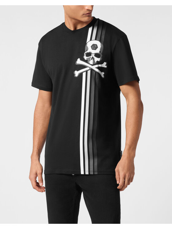 PHILIPP PLEIN PHILIPP PLEIN Tričko 22597 Čierna Regular Fit