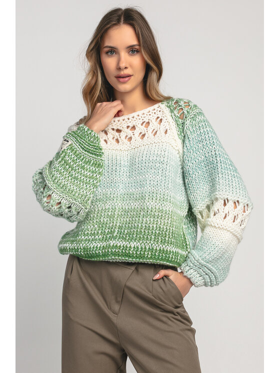 Sweter Fobya, Rozmiar 36/38, Zielony, F1976