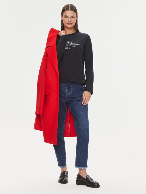 Tommy Hilfiger Tommy Hilfiger Teksad Ada WW0WW39603 Sinine Carrot Fit