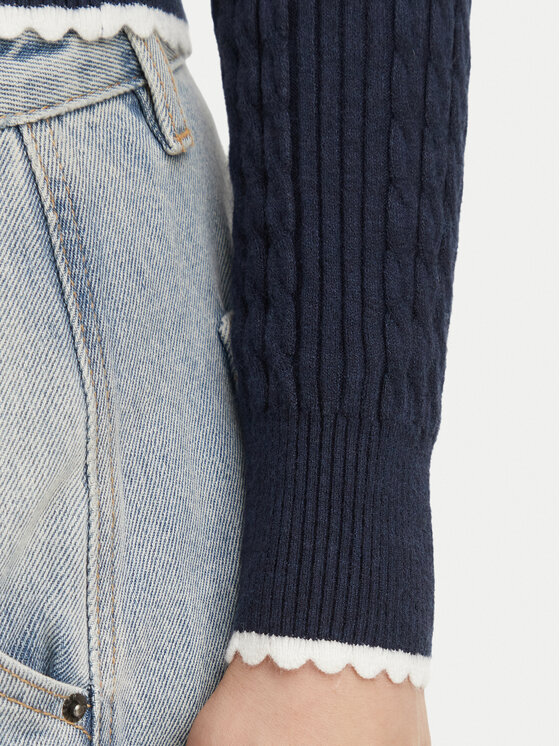Tommy Jeans Tommy Jeans Kardigan DW0DW23355 Tmavomodrá Slim Fit