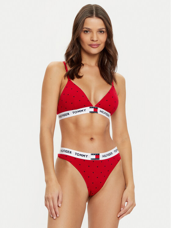 Tommy Hilfiger Tommy Hilfiger Sutien Bralette UW0UW05657 Roșu