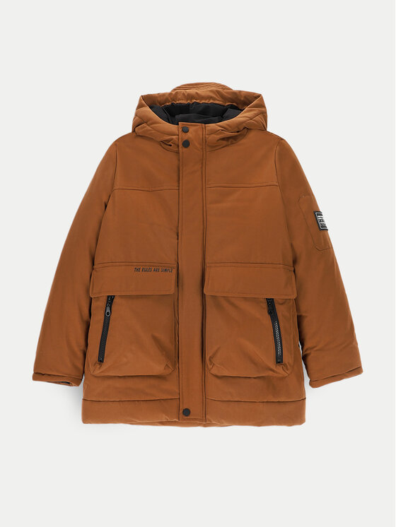 Coccodrillo Coccodrillo Зимно яке ZC4152106OBK Кафяв Regular Fit