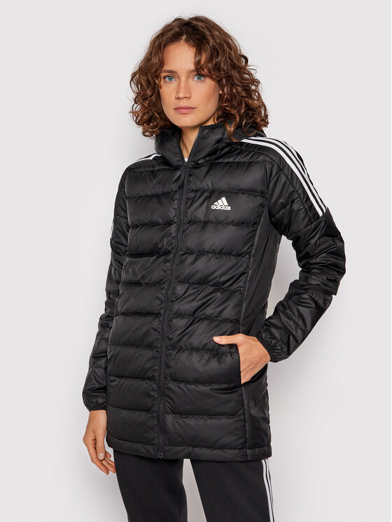 adidas adidas Pūkinė striukė GH4590 Juoda Slim Fit