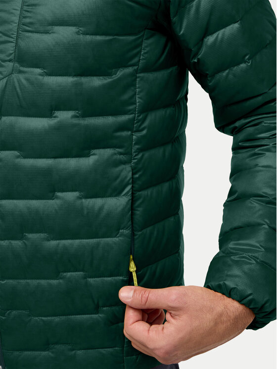 Jack Wolfskin Jack Wolfskin Pūkinė striukė Passamani A61836 Žalia Regular Fit