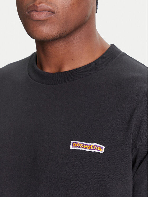 DC DC T-shirt Patch It EDYKT03534 Crna Standard Fit