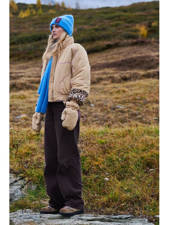 NAOKO NAOKO Kurtka zimowa Tromso Urban Safari Bordowy Regular Fit