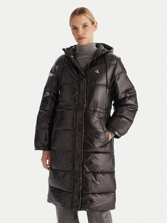 Calvin Klein Jeans Calvin Klein Jeans Télikabát LV047D506G Fekete Relaxed Fit