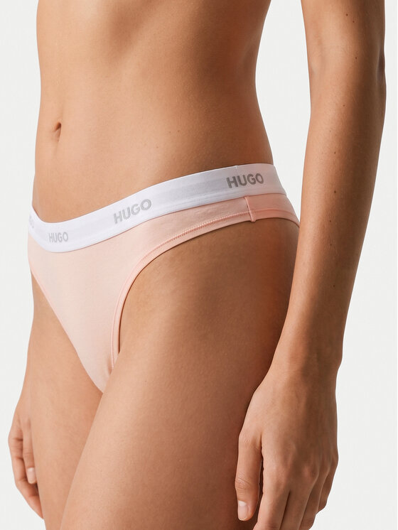 HUGO HUGO Tangice HUGO ID THONG 50557101 Svetlo rožnata