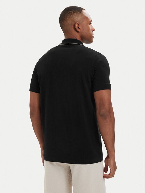 KARL LAGERFELD KARL LAGERFELD Поло 745021 562221 Чорний Regular Fit
