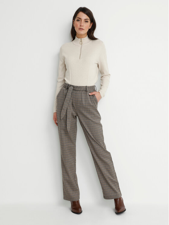 Pantaloni di tessuto Chekia 10610557 Grigio