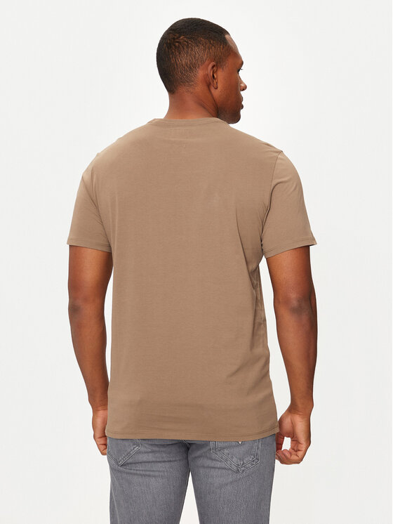 Guess Guess T-krekls M4GP39 K7HD0 Brūns Regular Fit