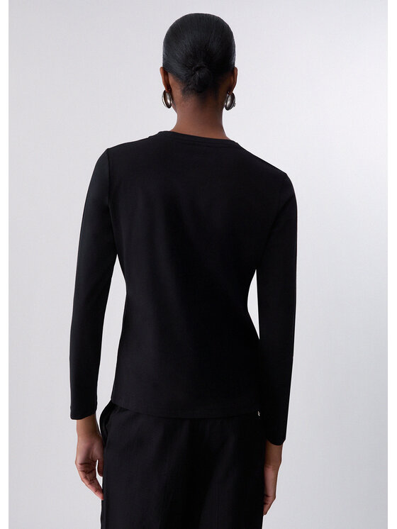 Liu Jo Liu Jo T-shirt TF6245JS003L9312 Nero Regular Fit
