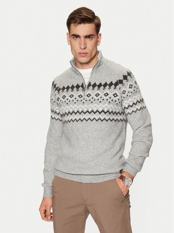 Guess Guess Džemper M4PR59 Z3LQ0 Siva Regular Fit