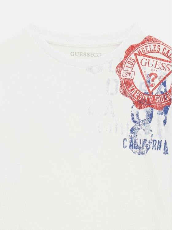 Guess Kids Guess Kids T-Shirt 183144 Bílá Classic Fit
