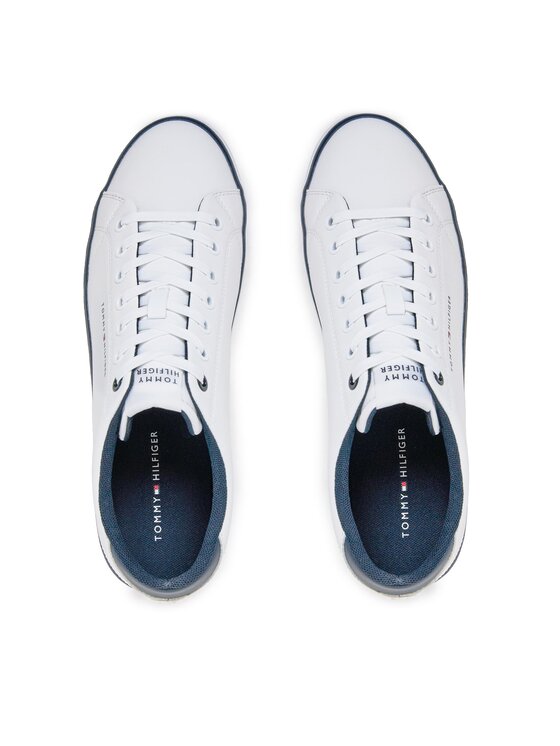 Tommy Hilfiger Tommy Hilfiger Sneakers Th Hi Vulc Core Low Leather FM0FM05041 Alb