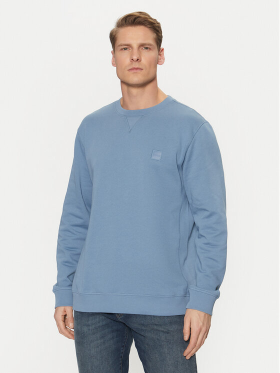 BOSS BOSS Світшот Westart 50509323 Блакитний Relaxed Fit