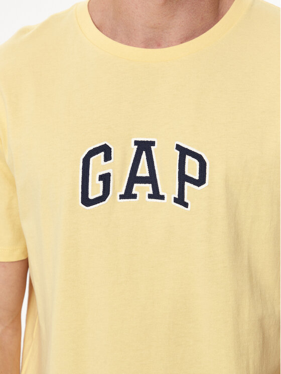 Gap Gap T-shirt 570044-10 Žuta Regular Fit