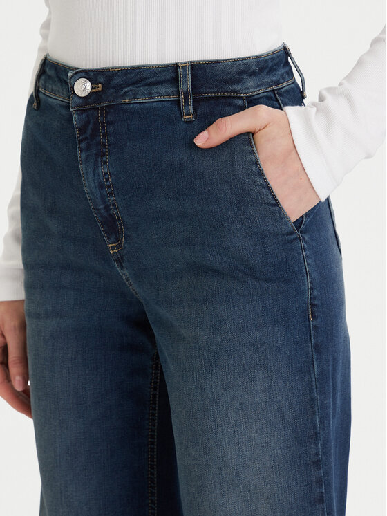 ViCOLO ViCOLO Blugi DF5103 Albastru Wide Leg
