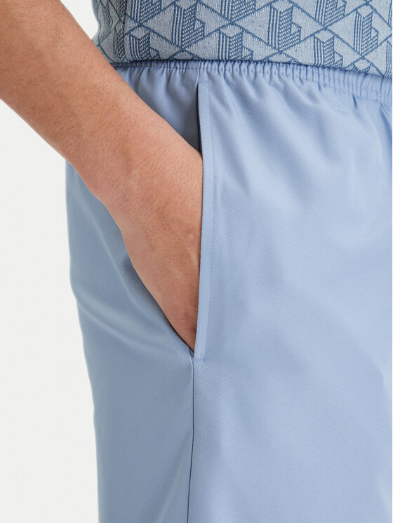 Lacoste Lacoste Sportovní kraťasy GH353T Světle modrá Relaxed Fit