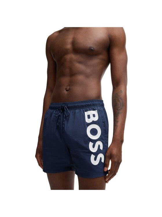 BOSS Boss Szorty kąpielowe 26058 Niebieski Comfort Fit