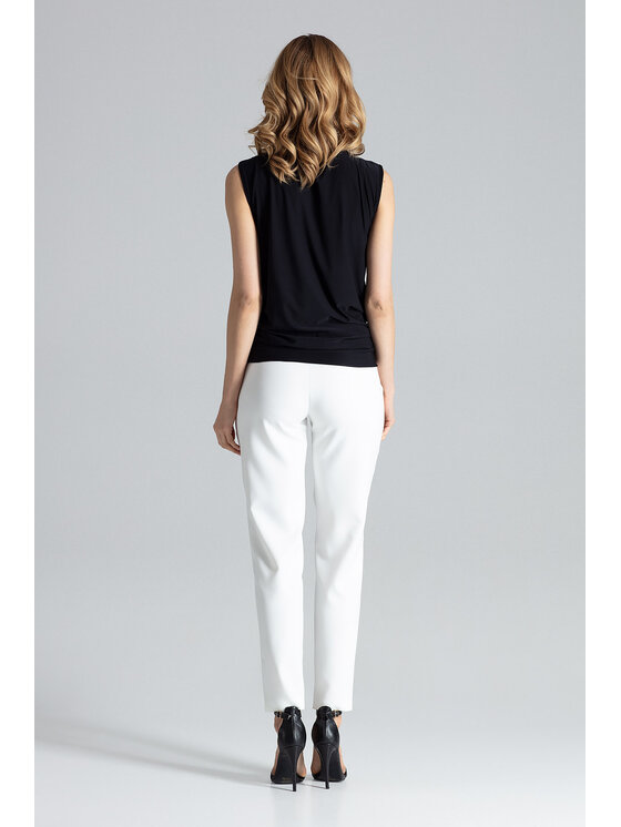 FIGL FIGL Bluzka M337 Czarny Regular Fit
