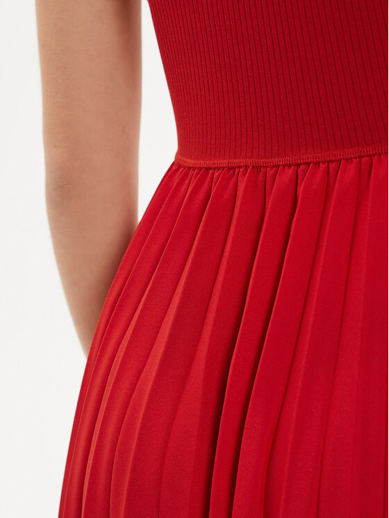 Tommy Hilfiger Tommy Hilfiger Kasdieninė suknelė WW0WW42020 Raudona Regular Fit
