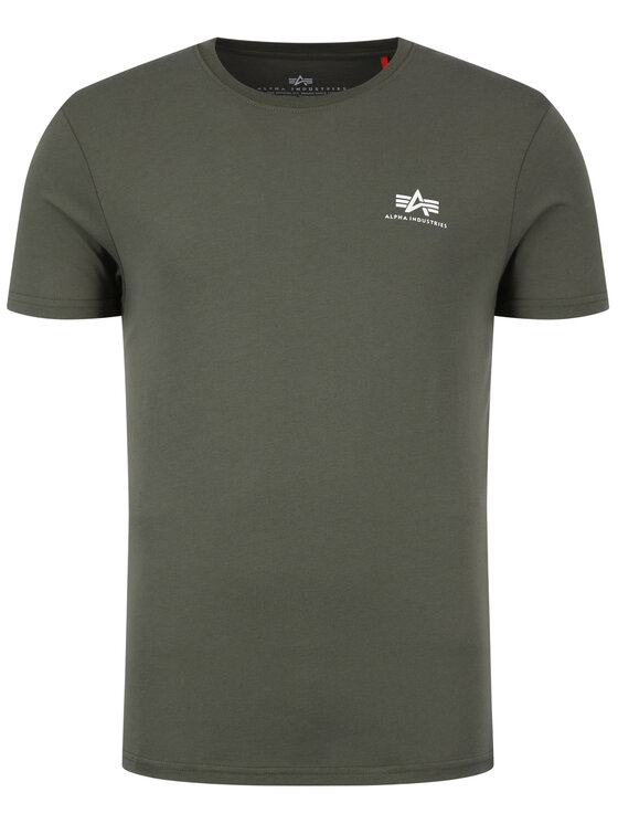 Alpha Industries Alpha Industries Tričko Basic 188505 Zelená Regular Fit