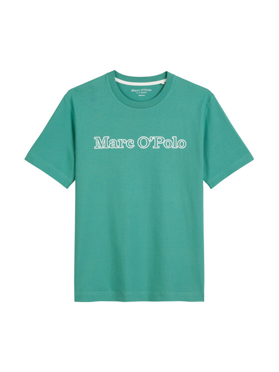 Marc O'Polo Marc O'Polo T-shirt 526201251154 Tirkizna Regular Fit